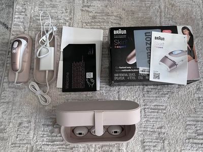 Braun Skin i-Expert IPL Device Laser Hair Removal Kit with 4 Smart Heads