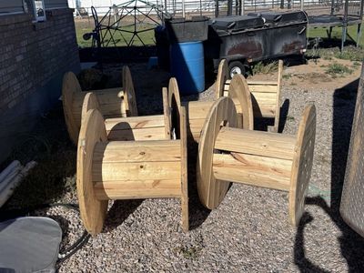 Goat spools, wedding decor’s very nice. $20 each