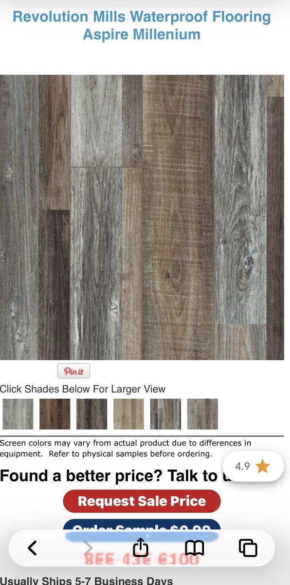 Vinyl wood flooring - LVT