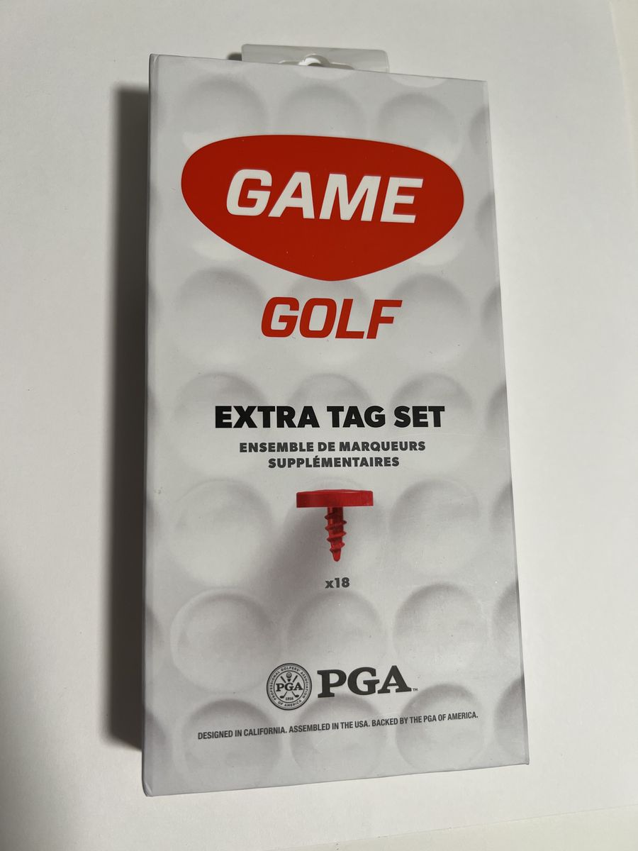 GAME GOLF Extra Tag Set (18 Pack) NEW