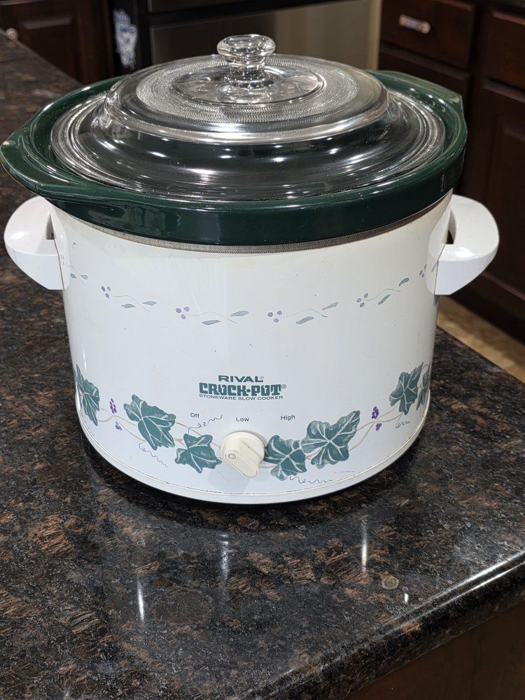 Vintage Rival Crock Pot Slow Cooker Model 3656 6 qt