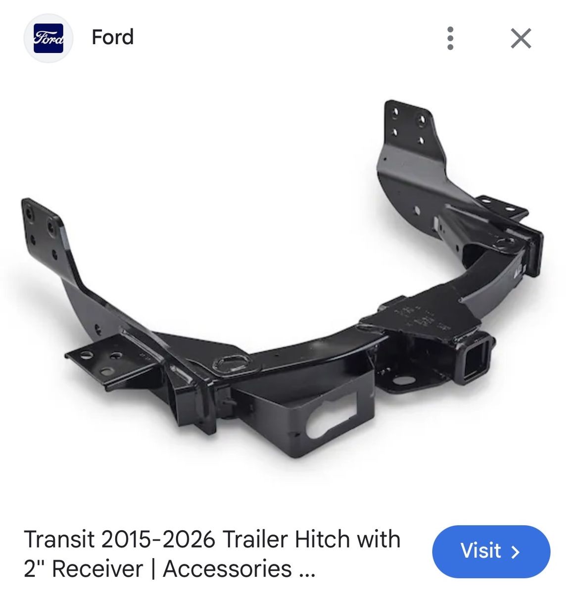 Ford 2” Class 3 Hitch Receiver