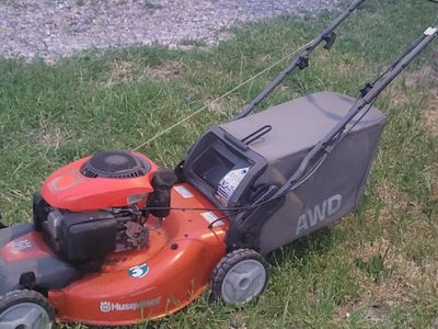 Husqvarna lawn mower AWD drive.