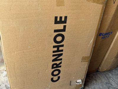 YELOON Standard/tailgate Size Cornhole Set - Portable Bean Bag Toss Game with Carrying Case, New