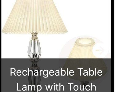 Rechargeable Table Lamp with Dimmer (NEW)