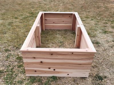 Handcrafted Cedar Garden Planter Box Built to Last!