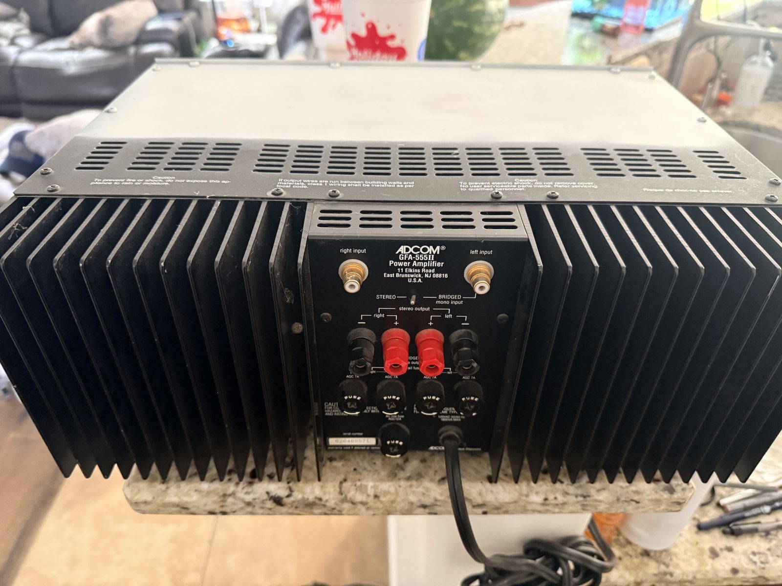 Adcom GFA-555II High Current Stereo Power Amplifier
