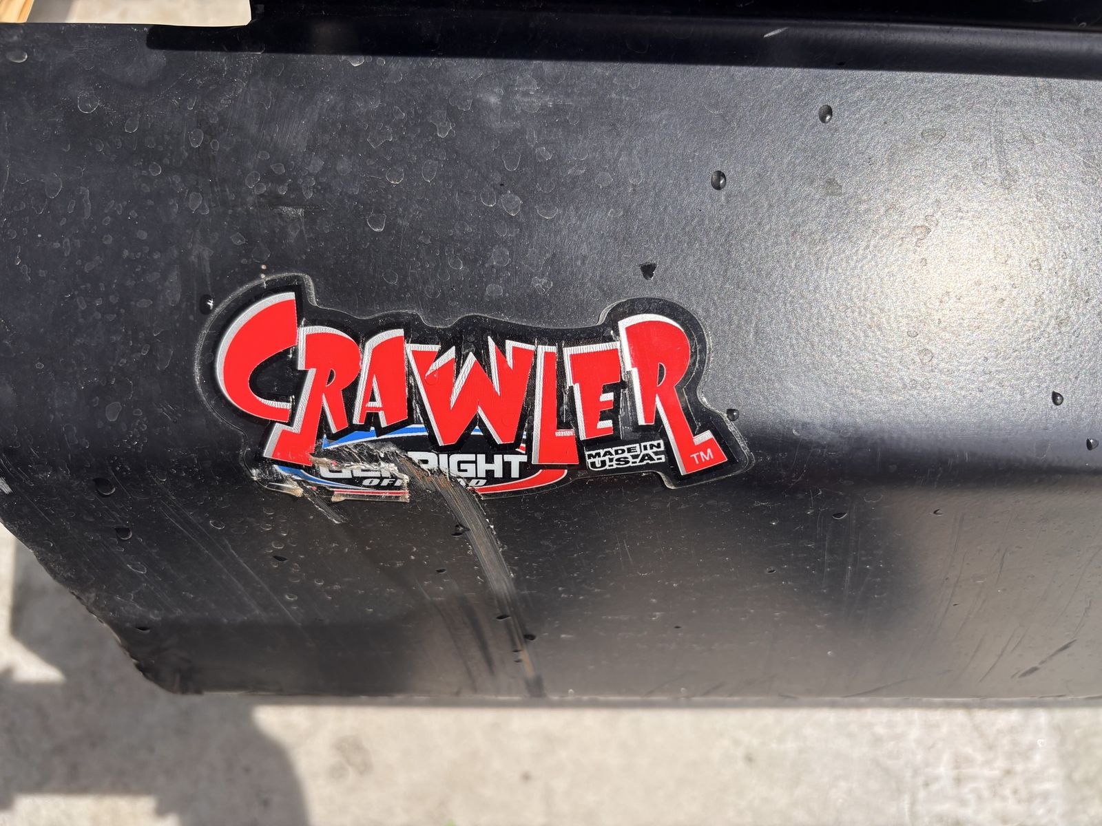 1982 CJ7 GenRight Off-Road Crawler Steel Rocker Guard / Gas Tank Combo