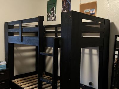 RC Willey twin-over-twin bunkbed