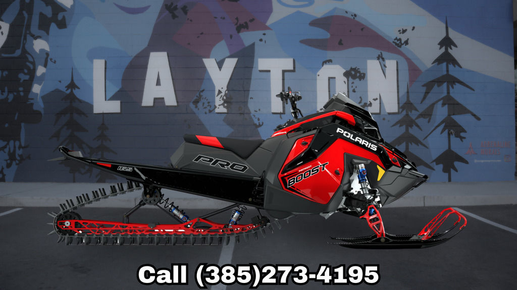 2026 Polaris® Patriot Boost PRO RMK 165 Indy Red / Gloss Black