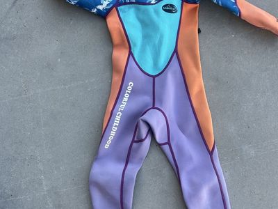 SABOLAY "Colorful Childhood" Full Body Wetsuit - Kids' Multi-Color Long Sleeve Swimsuit