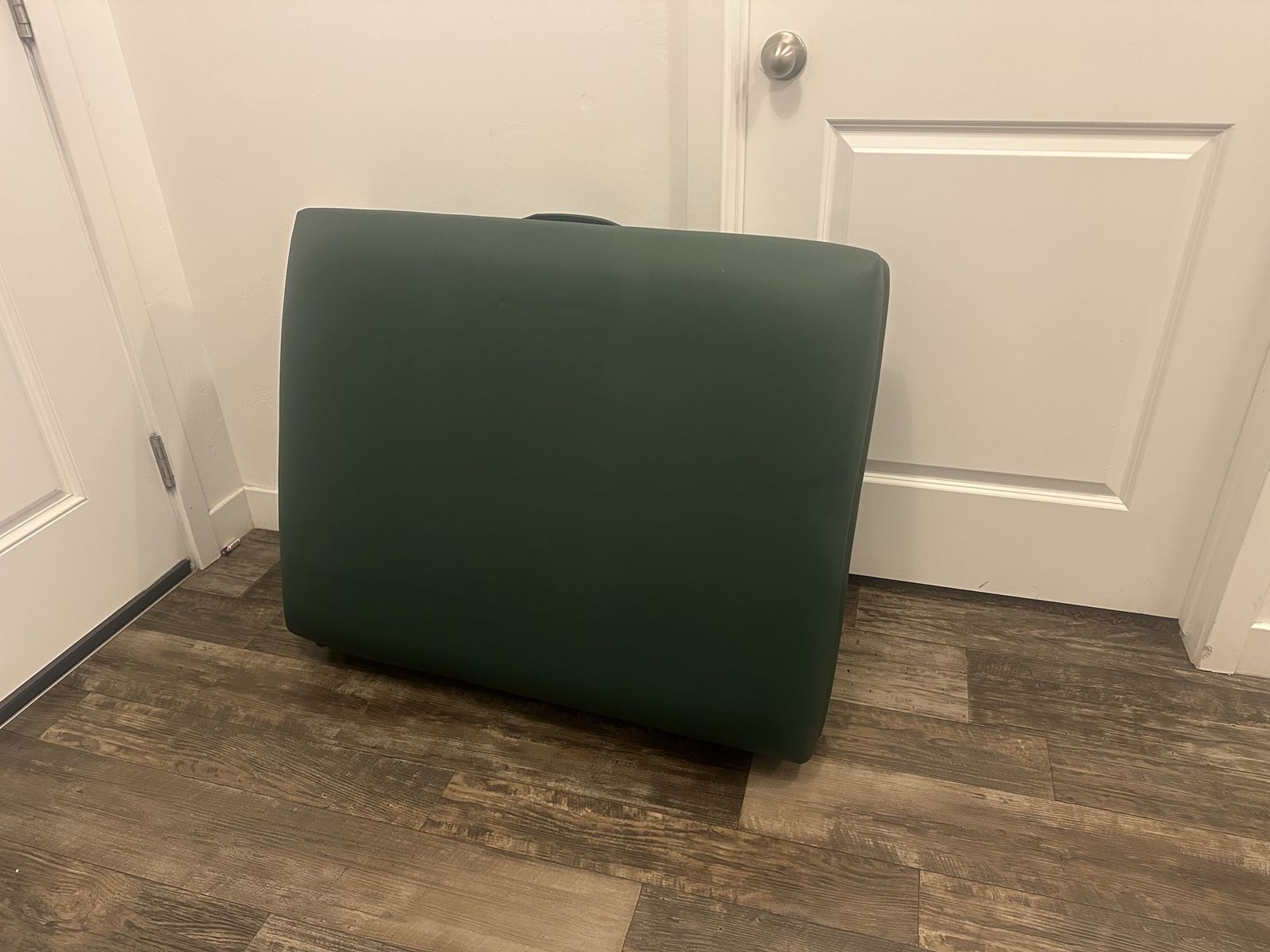 Portable Folding Massage Table in Dark Green with Carrying Case