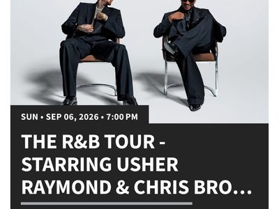4 Chris Brown & Usher Tickets - Vegas 9/6