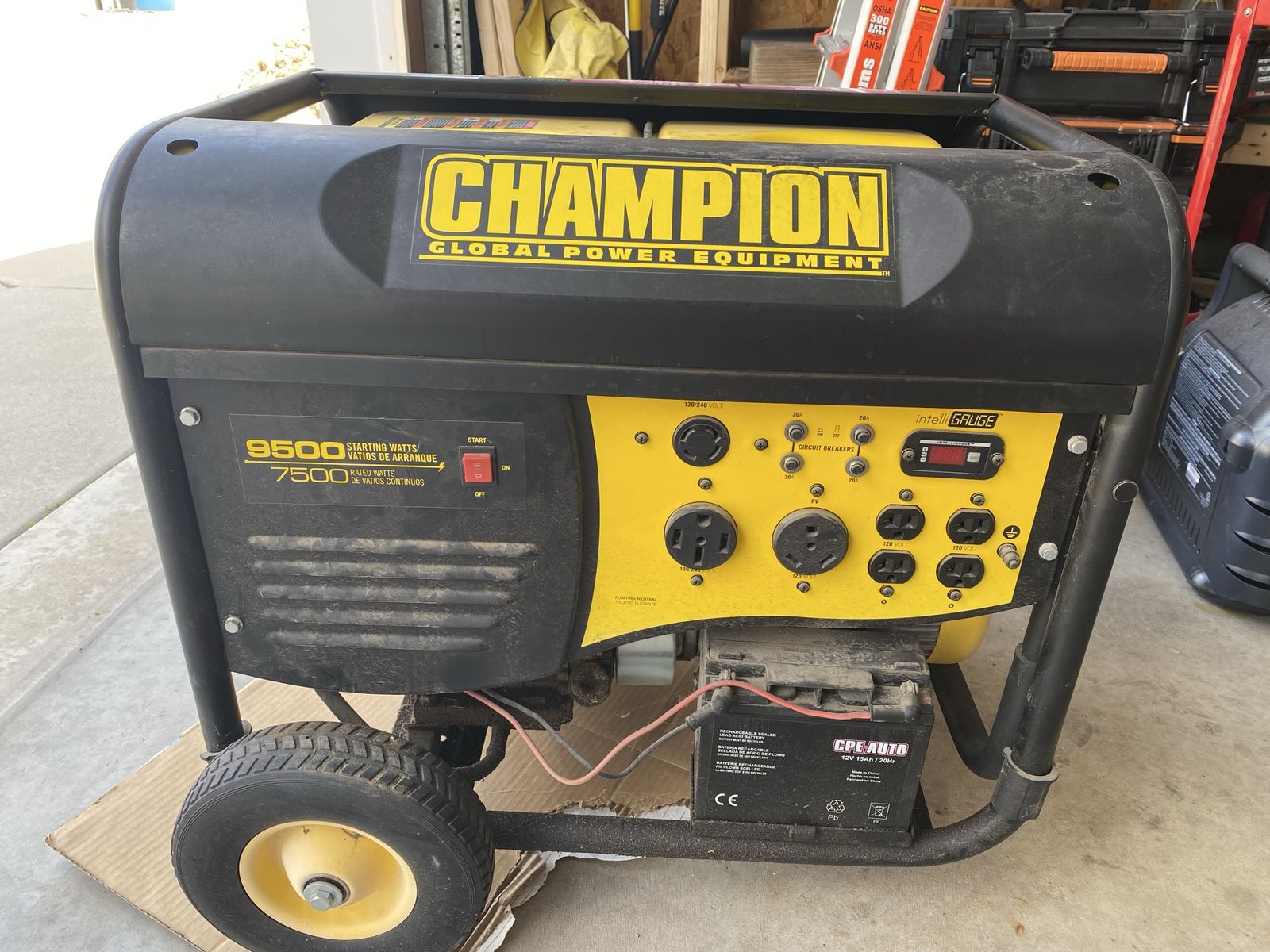 Champion Global Power Equipment Generator – 9500 Watt