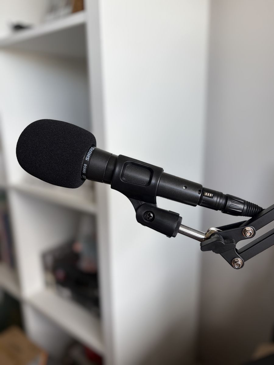 Shure SM58 Microphone Bundle Podcast Filming