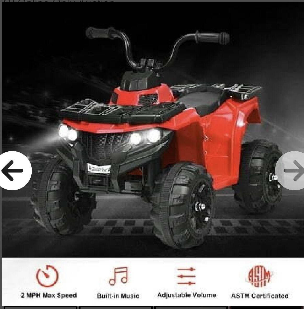 Kids electric ATV