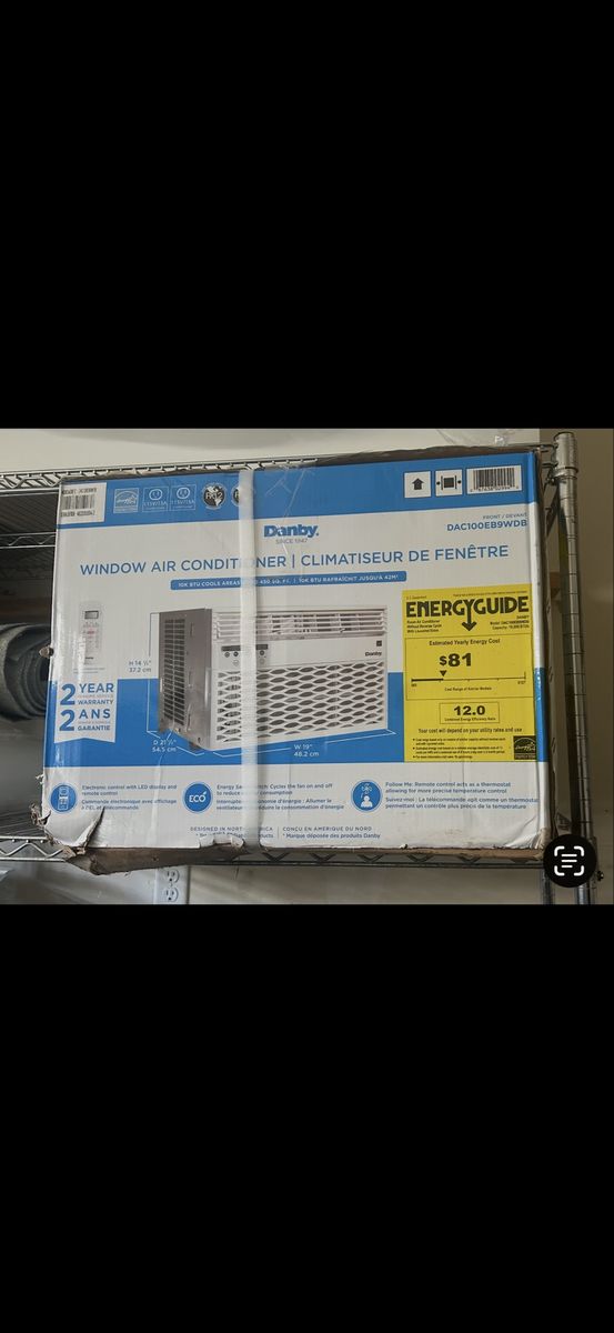 New in box cooler