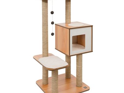 Catit Vesper High Base Cat Tree, Walnut 1559112 #84037