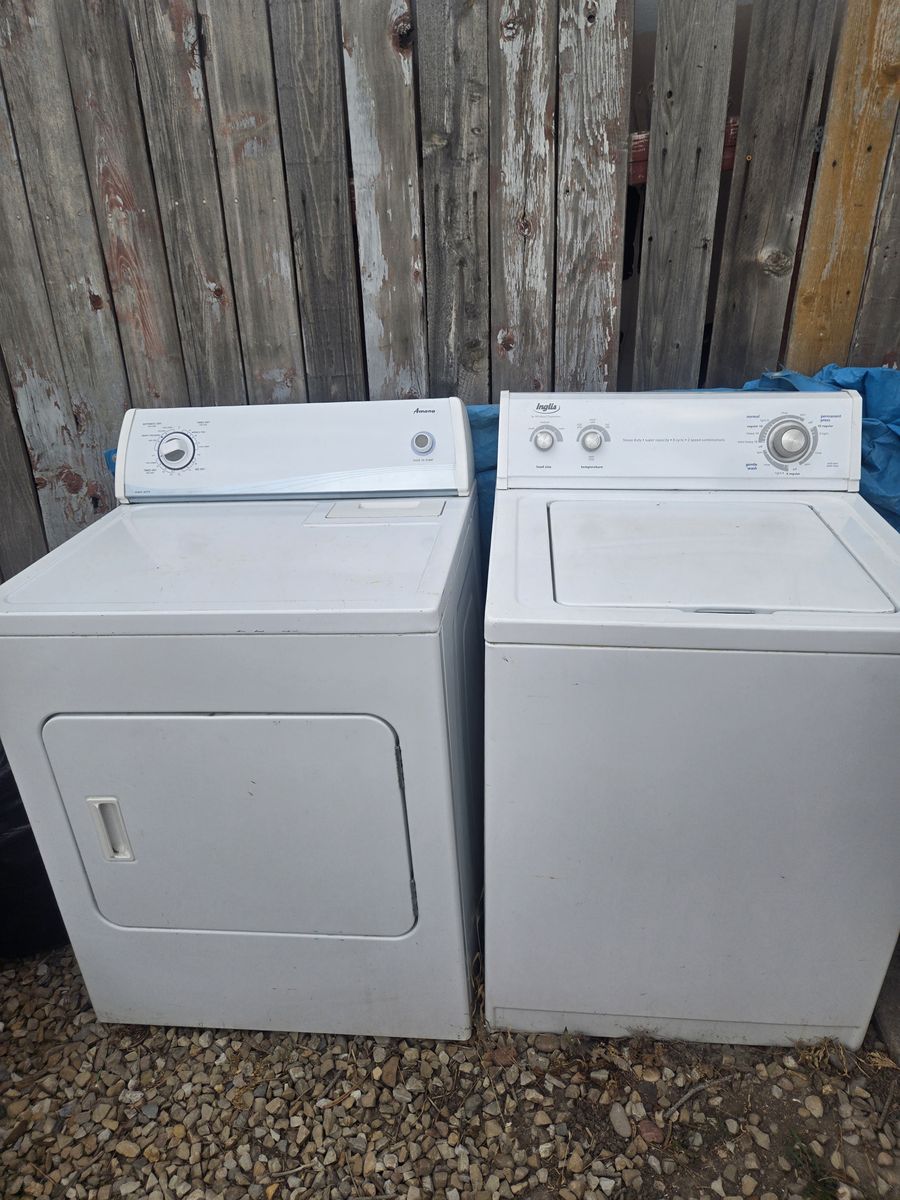 Inglis washer and Amana dryer