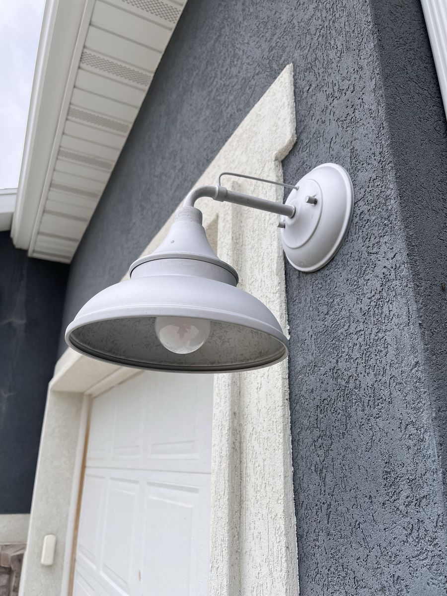 Industrial Gray Gooseneck Barn Light - Outdoor Wall Sconce Fixture