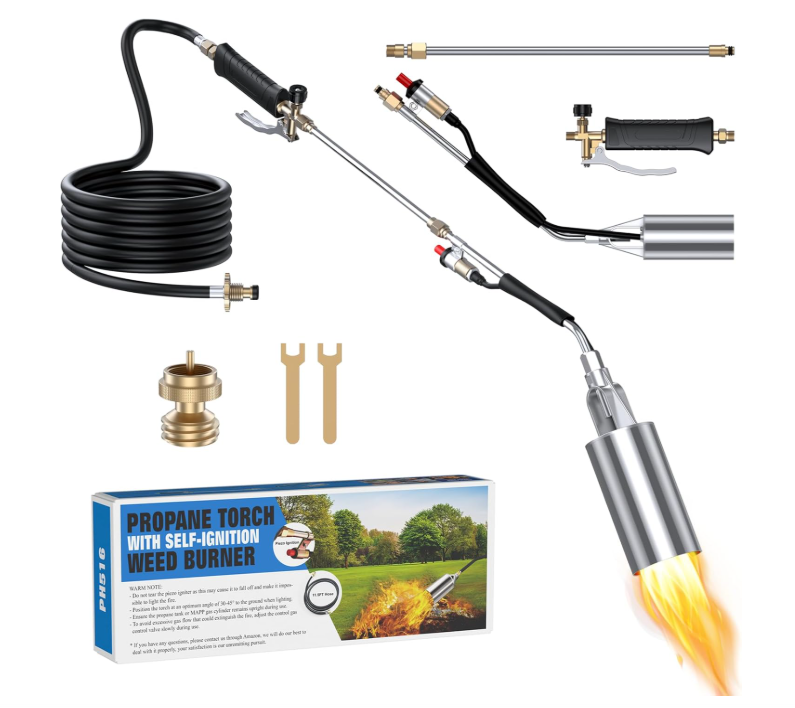 New in box Weed Torch with 11.5FT Hose