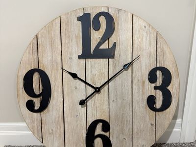 Wood Clock