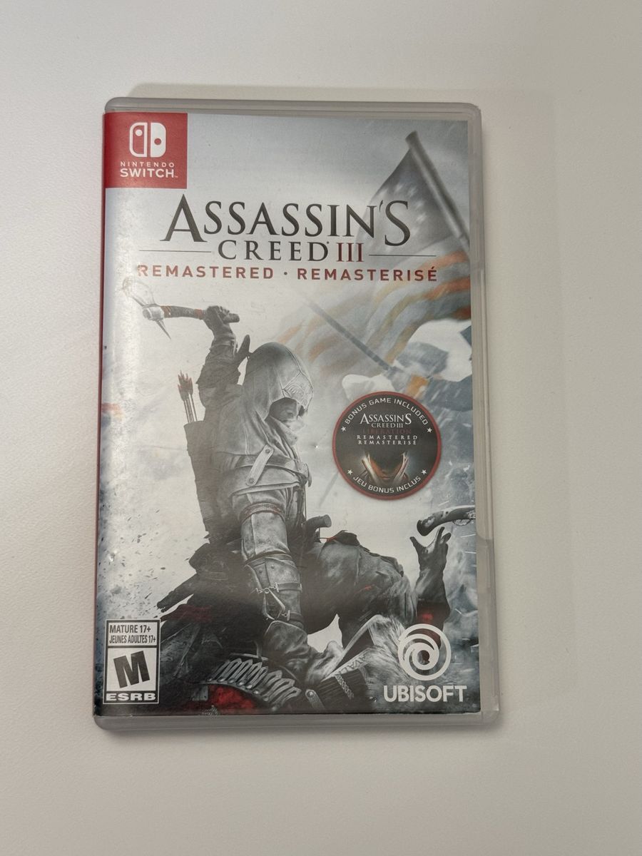 Nintendo Switch Game / Assassin’s Creed III Remastered / Good Condition
