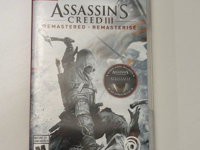Nintendo Switch Game / Assassin’s Creed III Remastered / Good Condition