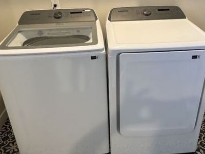 Washer and dryer Samsung