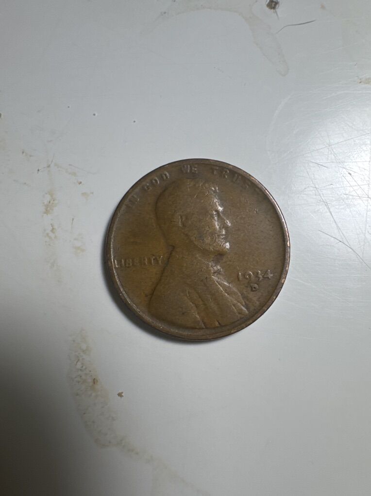 1934 D Lincoln cent