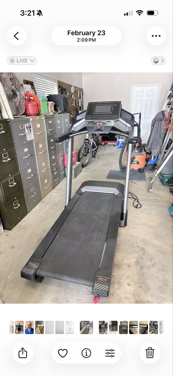 Pro Form Pro 2000 Treadmill - iFIT Enabled Folding Treadmill with Rebound Pro Cushioning