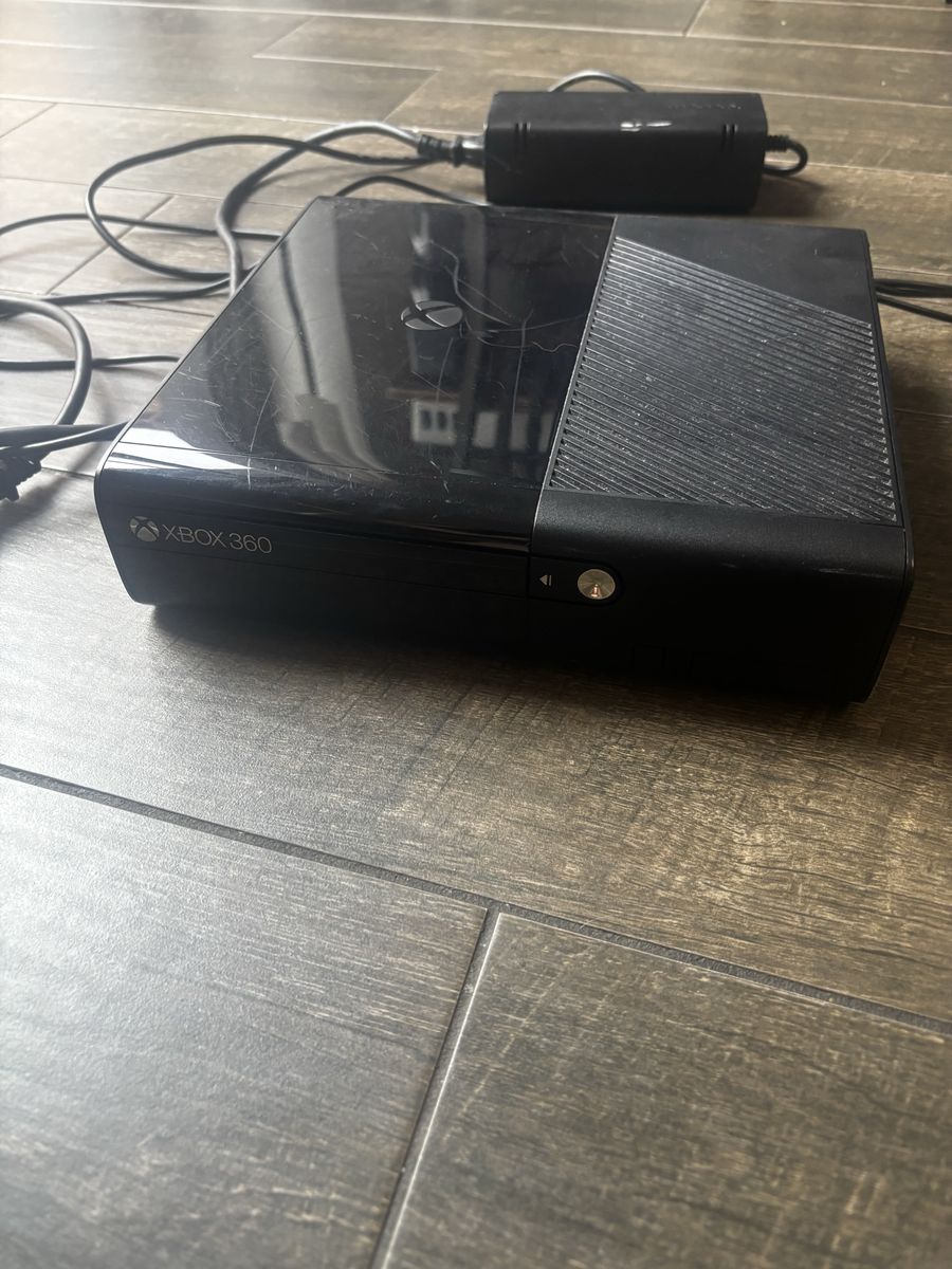 Microsoft Xbox 360 E Console Bundle with Power Supply and 2 Controllers