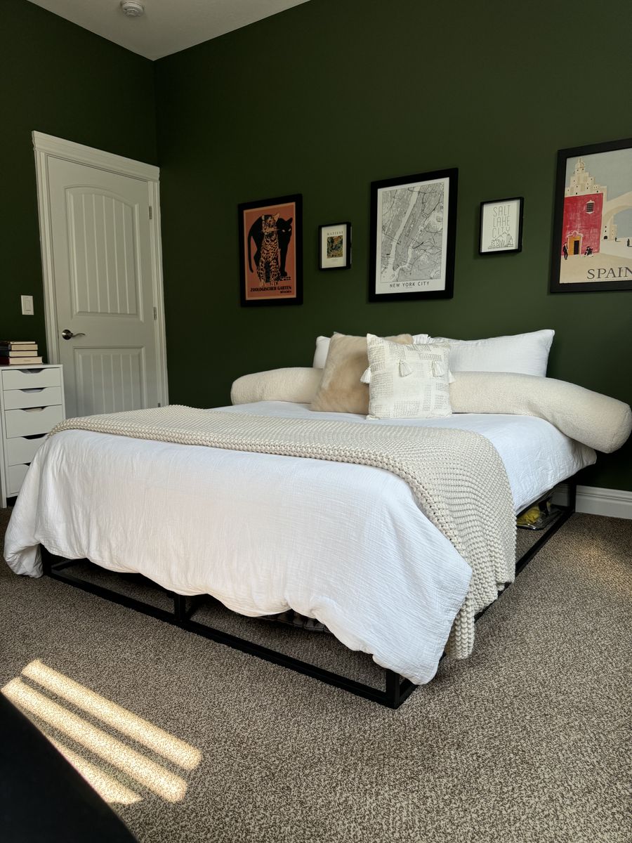 Gently Used Queen Bed (Mattress and Frame)
