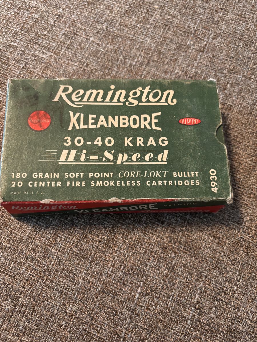 Remington 30-40 Krag  180 Grain (20) New