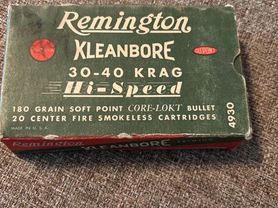 Remington 30-40 Krag 180 Grain (20) New