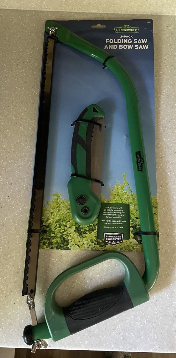 2-pack Folding Saw and Bow Saw Set