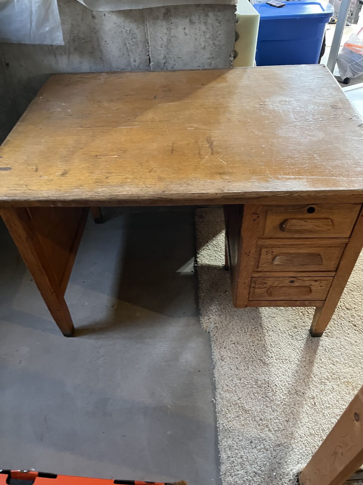 Antique School teachers desk