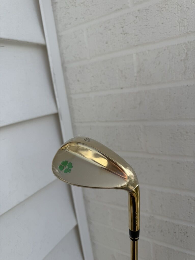 New 60 Degree Gold Wedge Lucky Golf