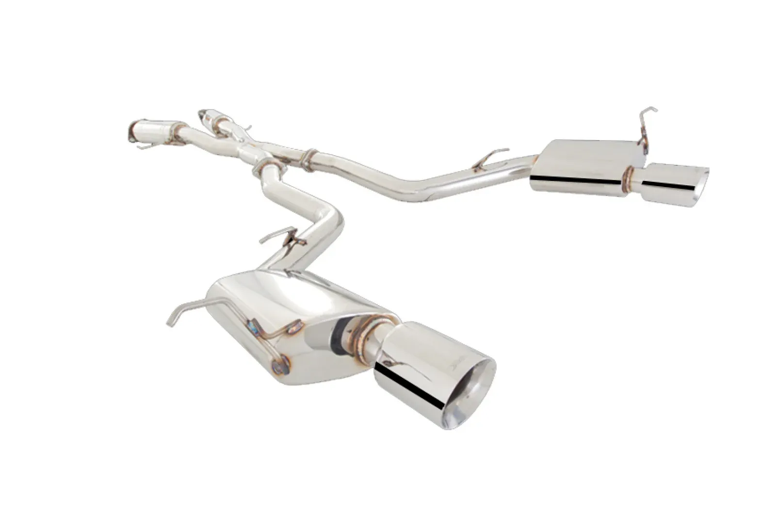 XForce 2011 Jeep Grand Cherokee SRT8 Cat-Back System Dual-Side Mufflers