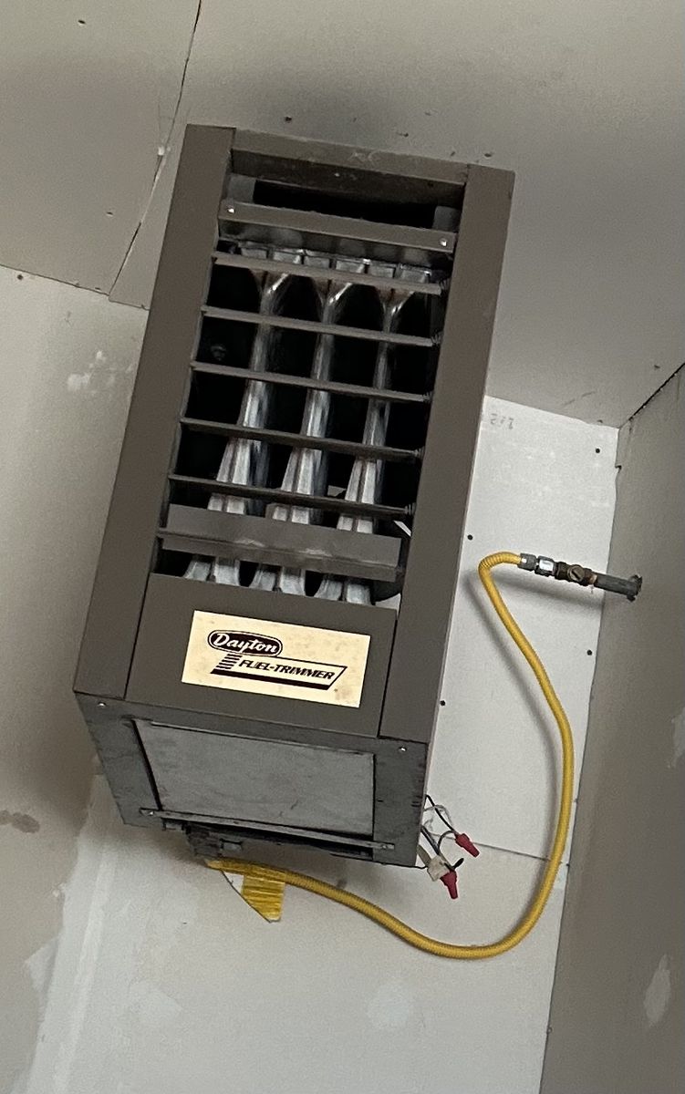 Free garage furnace heater