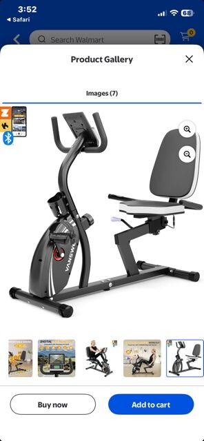 Vanswe Recumbent Bike