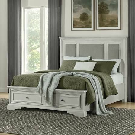 Anistyn King Storage Bed with Upholstered Headboard by Universal Broadmoore , King 1812683 #107101