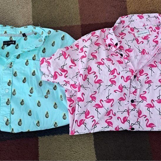2 fun mens button up shirts
