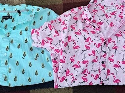 2 fun mens button up shirts