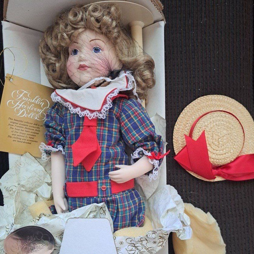 Brand new Franklin Heirloom Doll
