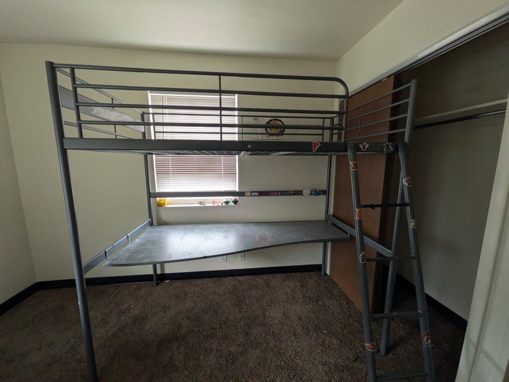 IKEA Svarta Loft Bed with Desk