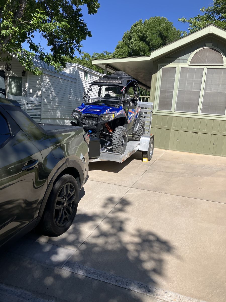 Atv and trailer