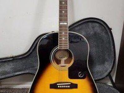 Epiphone AJ-18S VS Acoustic Guitar with Hard Shell Case - Excellent Condition