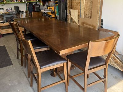 Counter height dining table