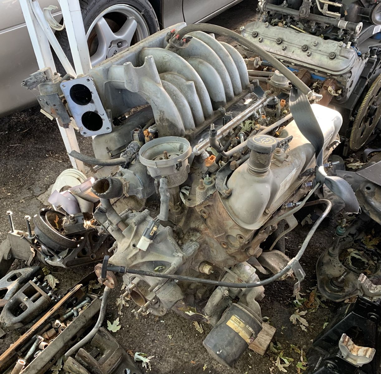 Ford 351w 5.8L v8 engine assembly  roller block SBF 